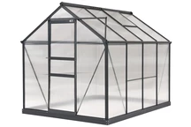 Azalia 1,9 x 2,5 m CoverTech Aluminium-Gewächshaus Anthrazit