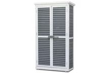 Fingal grey Garden Point Gartenschrank aus Holz