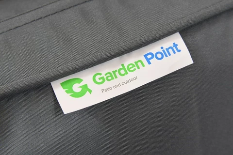 Garden Point großes Eckmöbelset Porto Corner 8 anthrazit