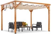 Holzterrasse Pergola Aruba 3 x 3,7 m Garden Point