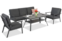 Katania Anthrazit Aluminium Möbel Set Garden Point