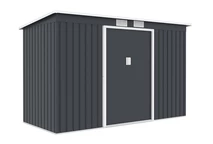 Oklahoma Metallgerätehaus 2,7 x 1,3 m Store Boss anthrazit