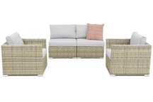 Rattan Gartenmöbel Wenecja 4EP Garden Point grau