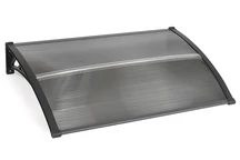 Tiset 100 x 200cm CoverTech Türvordach anthrazit