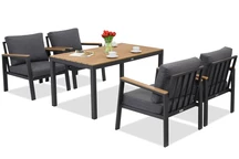 Zakintos Premium 4 anthrazit Aluminium Gartenmöbel Garden Point