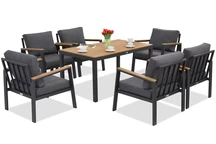 Zakintos Premium 6 anthrazit Garden Point Aluminium Gartenmöbel