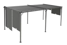 Anthrazit Sevilla 3x6m Garden Point Terrasse Pergola