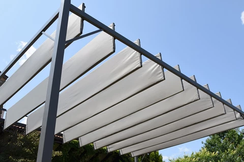 Anthrazitfarbene Abdeckung für Malaga 3x4 Garden Point Pergola