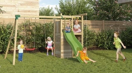 Houser Fungoo Kinderspielplatz aus Holz