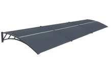 Vordach über Tür Tiset 120 x 450cm CoverTech anthrazit