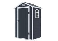 Bergen Kunststoff-Gerätehaus 1,3 x 1 m CoverTech anthrazit