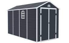 Bergen Kunststoff-Gerätehaus 1,9 x 3,7 m CoverTech anthrazit