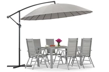 Garden Point Monza 3m Durchmesser anthrazit Gartenschirm