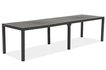 Großer Gartentisch King Double Bica anthrazit