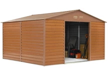 Lahti Metallgerätehaus 3,4 x 3,2 m Lager Boss holzähnlich
