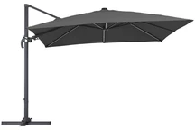 Merano Gartenschirm mit LED Beleuchtung 3x3m Garden Point anthrazit