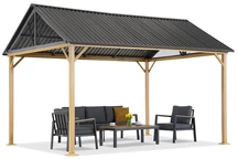 Metall-Gartenpavillon Teramo 4x3 Garden Point
