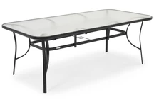 Modena großer Tisch 200 cm Garden Point schwarz