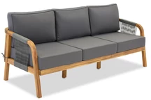 Mumbai Garden Point Dreisitzer-Sofa aus Akazienholz