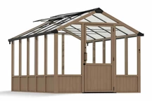 Natura Cedar Gewächshaus aus Polycarbonat 2,37 x 3,6 m Palram - Canopia