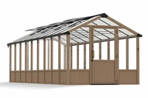 Natura Cedar Gewächshaus aus Polycarbonat 2,37 x 6,4 m Palram - Canopia