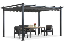 Barbados Terrasse Pergola 3x3 m Garden Point anthrazit