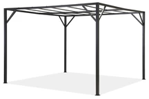 Santorini 3 x 4 m anthrazit Metall Terrassenpergola Gestell Garden Point