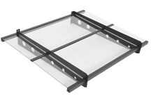 Türvordach Dortmund 100 x 80 cm CoverTech anthrazit