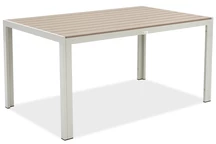 Verona Garden Point Aluminium Polywood Gartentisch beige