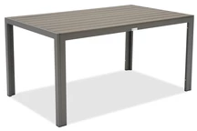 Verona Garden Point Aluminium Polywood Gartentisch grau