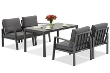 Zakintos Premium 4 anthrazit Aluminium Gartenmöbel Garden Point
