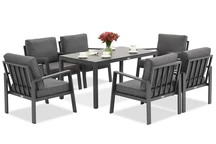 Zakintos Premium 6 anthrazit Garden Point Aluminium Gartenmöbel