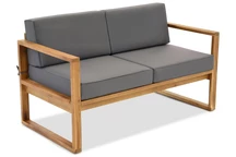 Zweisitziges Sofa aus Akazienholz von Maskat Garden Point