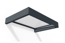 Aluminium-Torvordach Sophia 1,2 m Palram - Canopia anthrazit