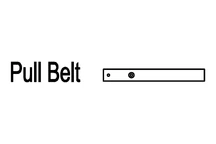 Pull Belt Teil für die beige La Palma Pergola