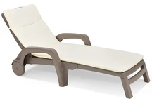 Technorattan Liege mit Kissen Bahama cappuccino Bica