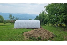Foliengewächshaus für den Pflanzenanbau 3x6m weiß Garden Point