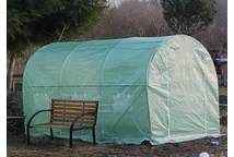 Folientunnel für den Pflanzenanbau 2x3,5m grün Garden Point