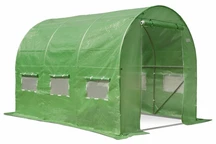 Foliengewächshaus für den Tomatenanbau 2,5x4m grün Garden Point