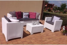 Colorado Coffee 5 Bica weiße Gartenmöbel