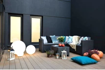 Technik Rattan Ecke Colorado Corner Anthrazit