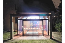 Wintergärten Veranda Sanremo Palram - Canopia 3 x 4,25 m grau