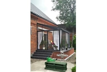 Wintergärten Veranda Sanremo Palram - Canopia 3 x 4,25 m grau