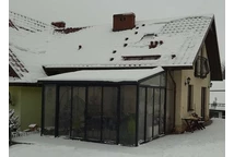 Veranda Sanremo Palram Grey Wintergarten - Canopia 3 x 4,25 m