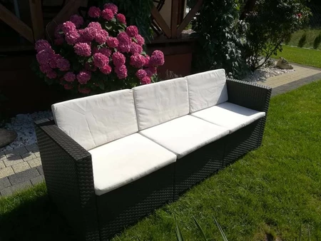 Gartensofas - Dreisitzer-Gartensofa aus Techrattan Colorado braun Bica
