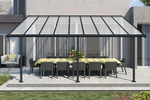 Aluminium-Terrassenüberdachung Sierra Palram - Canopia 3 x 5,46 grau