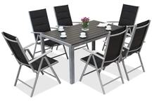 Verona Polywood Aluminium Gartenset für 6 Personen Garden Point