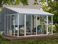 Wintergärten Veranda Sanremo Palram - Canopia 3 x 5,4 m weiß