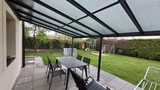 Aluminium-Terrassenüberdachung San Diego 4,9 x 2,9 CoverTech anthrazit