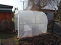 Weißer Kunststofftunnel 2x2,5m Garden Point